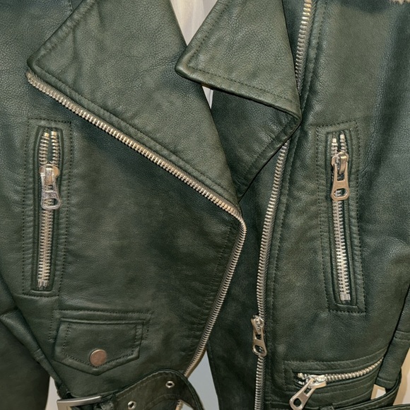 Zara faux leather moto jacket - Picture 5 of 6